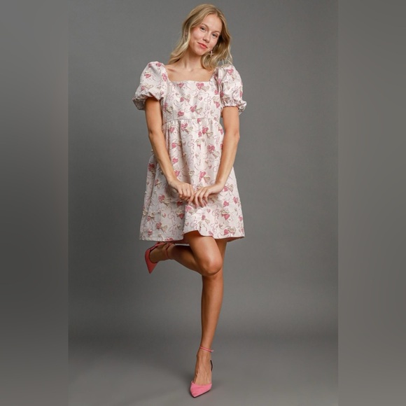 Umgee Crisscross Square Neck Active Dress main image 1
